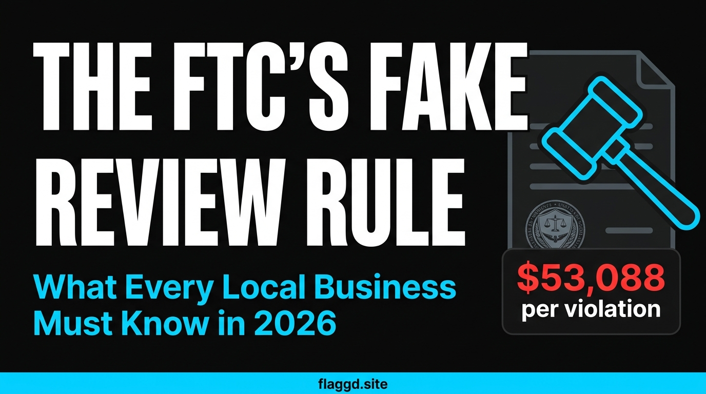 The FTC's fake review rule — what every local business must know in 2026